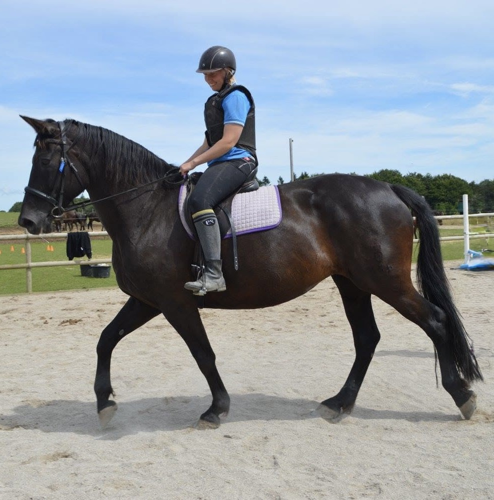 Domille og Barbara på ridelejr 2019